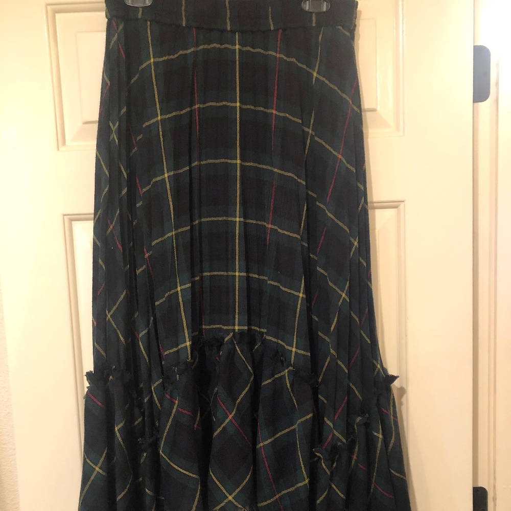Zara plaid skirt